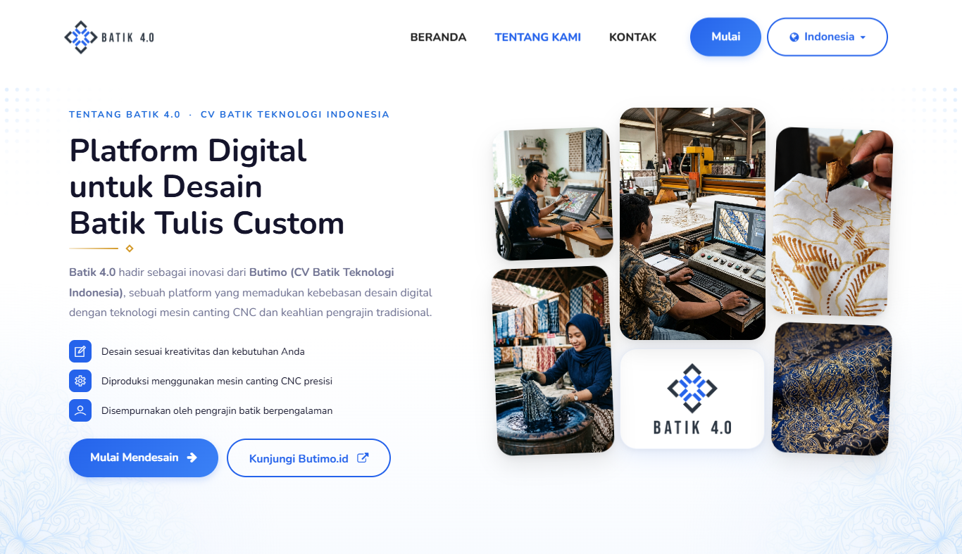 Batik40.id - Custom Batik Design Platform