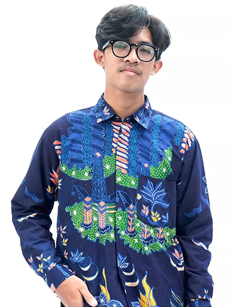Kemeja Batik Pria Lengan Panjang Katun Premium