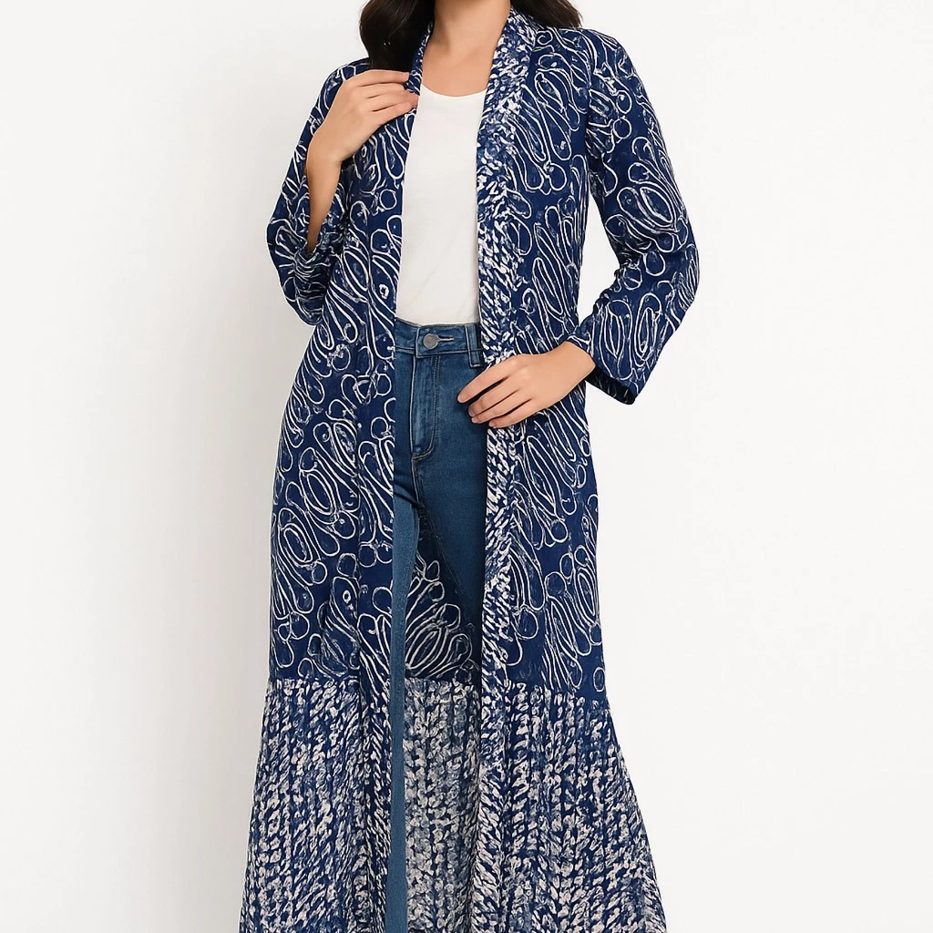 Baju Batik Wanita / Outer Atasan Wanita Katun Premium