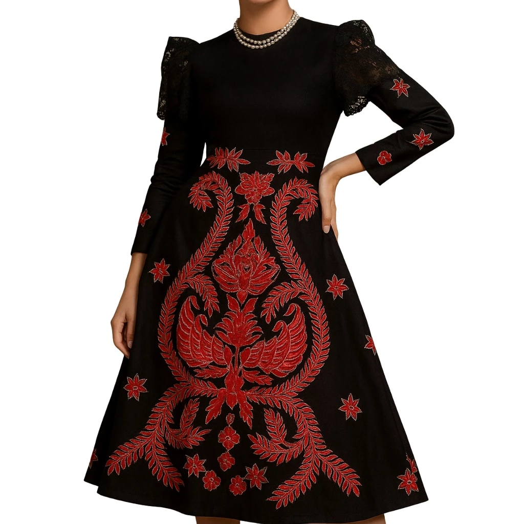 Gaun Baju Pesta / Baju Batik Wanita Katun Premium / Baju Kondangan Belum ada penilaian 0 Ter