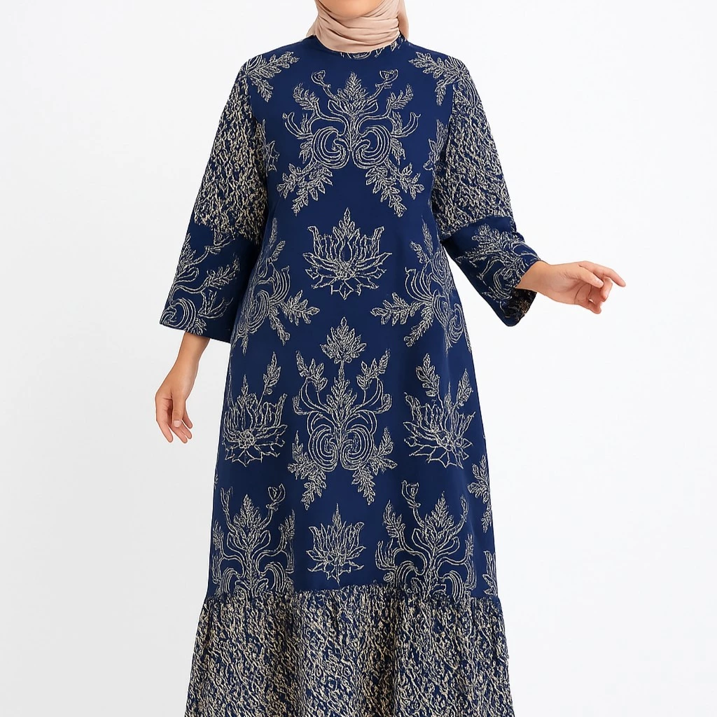 Baju Batik Tulis Wanita Katun / Dress Gamis Muslim