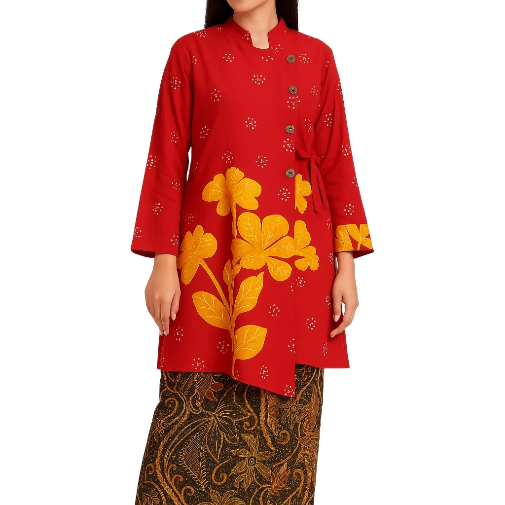 Blouse Batik Wanita Katun Premium / Baju Atasan Wanita