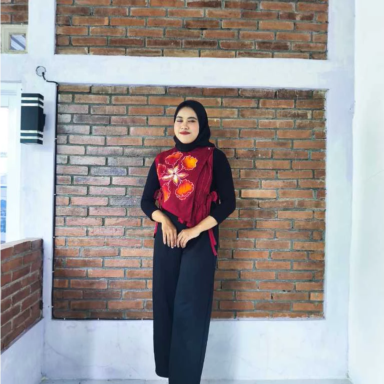 Vest Batik / Outer Batik Tulis Asli Bahan Katun Premium