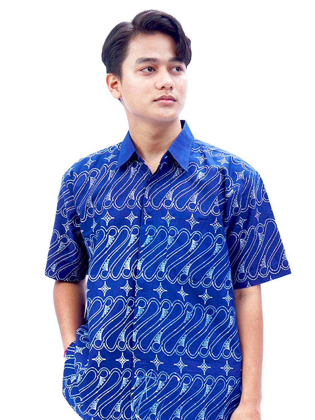 Kemeja Batik Pria Lengan Pendek Premium