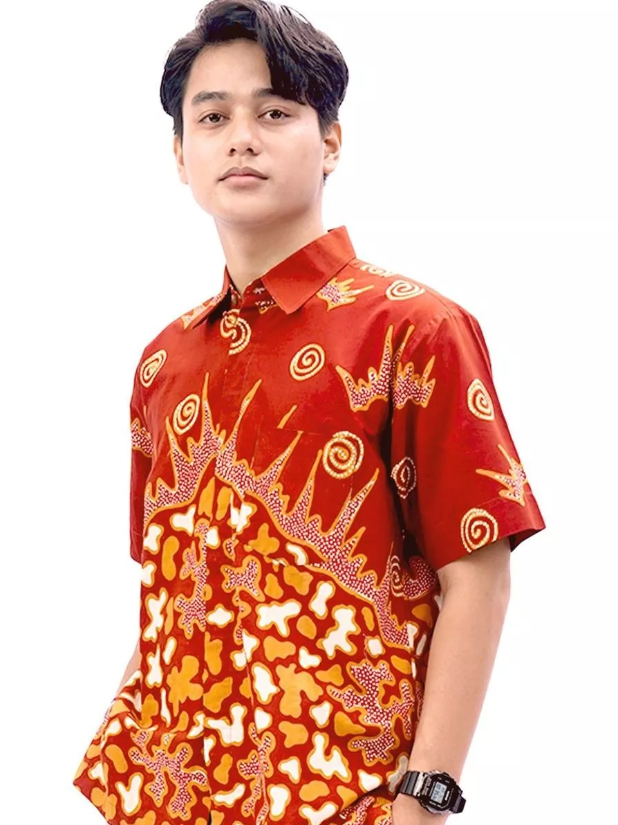 Kemeja Batik Pria Lengan Pendek Katun Premium