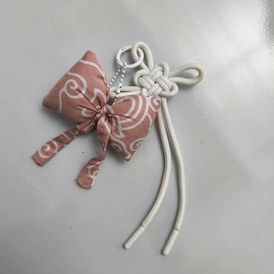 Bag Charm Macrame Keychain Cute Keychain Macrame Ribbon Bag Hook Aesthetic Cute