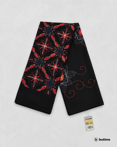 Banten Red Written Batik Cloth