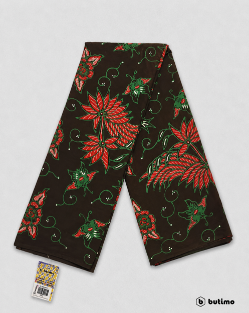 Brown Kalimantan Written Batik Cloth